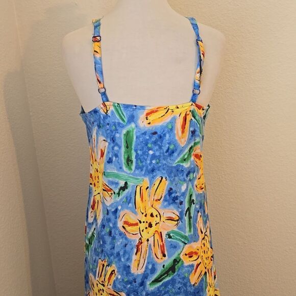 - Jams World Strappy Sunflower Scarf Hem Sundress Size M - Picture 3 of 8